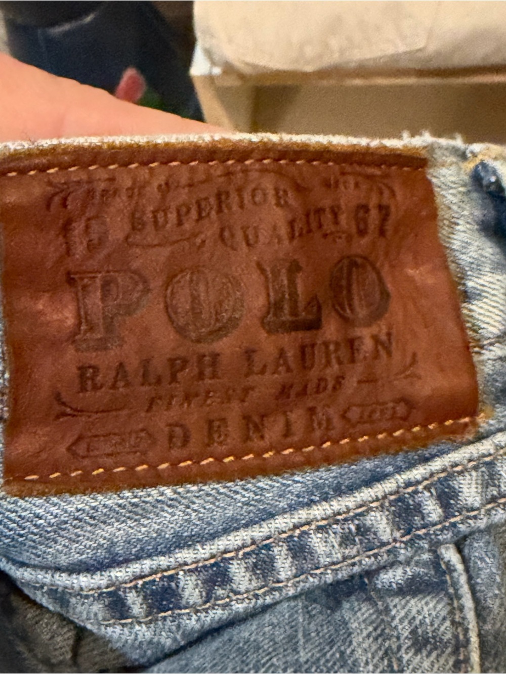 Polo by Ralph Lauren Men’s Light Blue Denim Jeans Sz 36 x30 - Picture 2 of 6